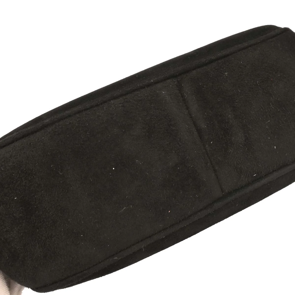Chanel 1996-1997 Black Suede Handbag - Image 4