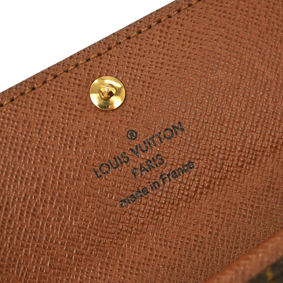 Louis Vuitton Monogram Porte Monnaie Plat Coin Case Wallet M61930 - Image 6