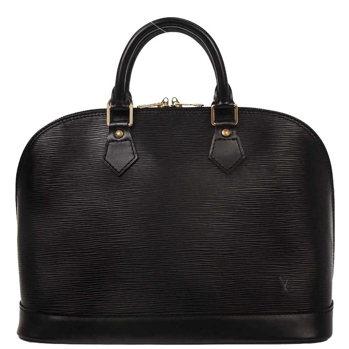 Louis Vuitton Black Epi Alma Handbag M52142