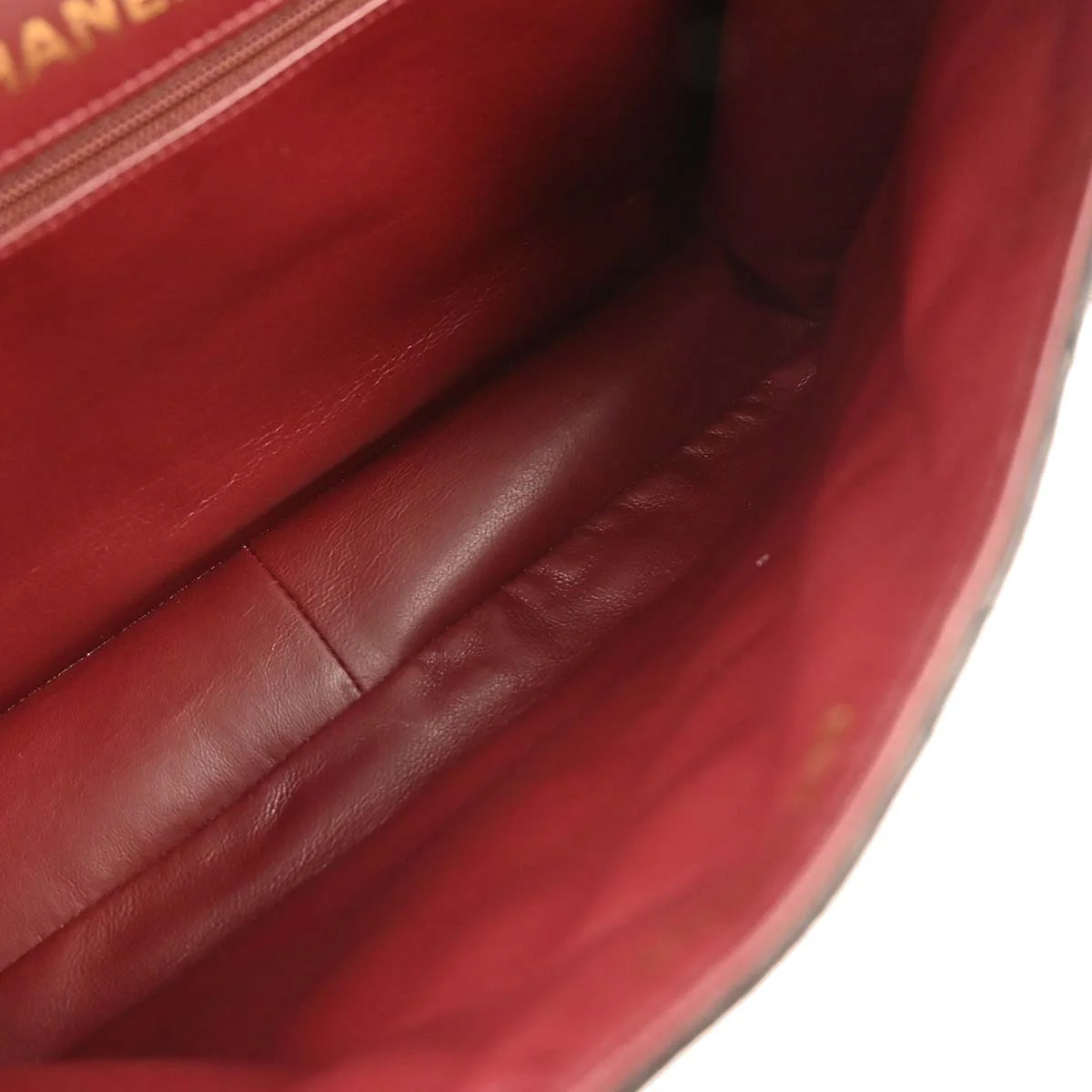Chanel 1996-1997 Black Lambskin Double Sided Flap Shoulder Bag - Image 8