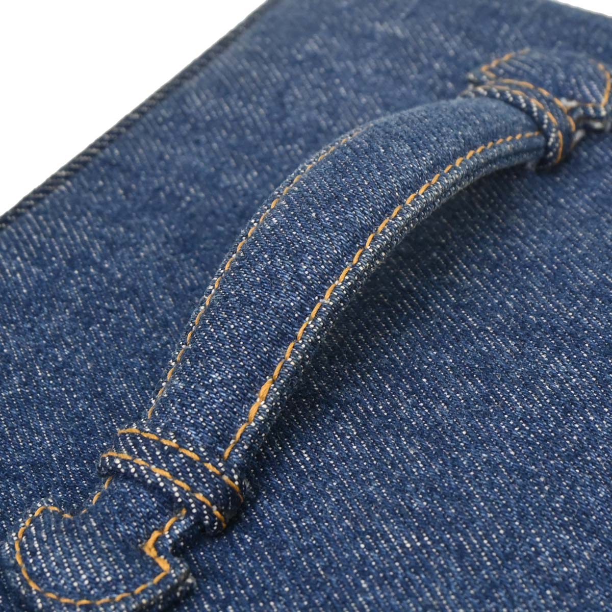 Chanel Blue Denim Vanity Handbag - Image 4