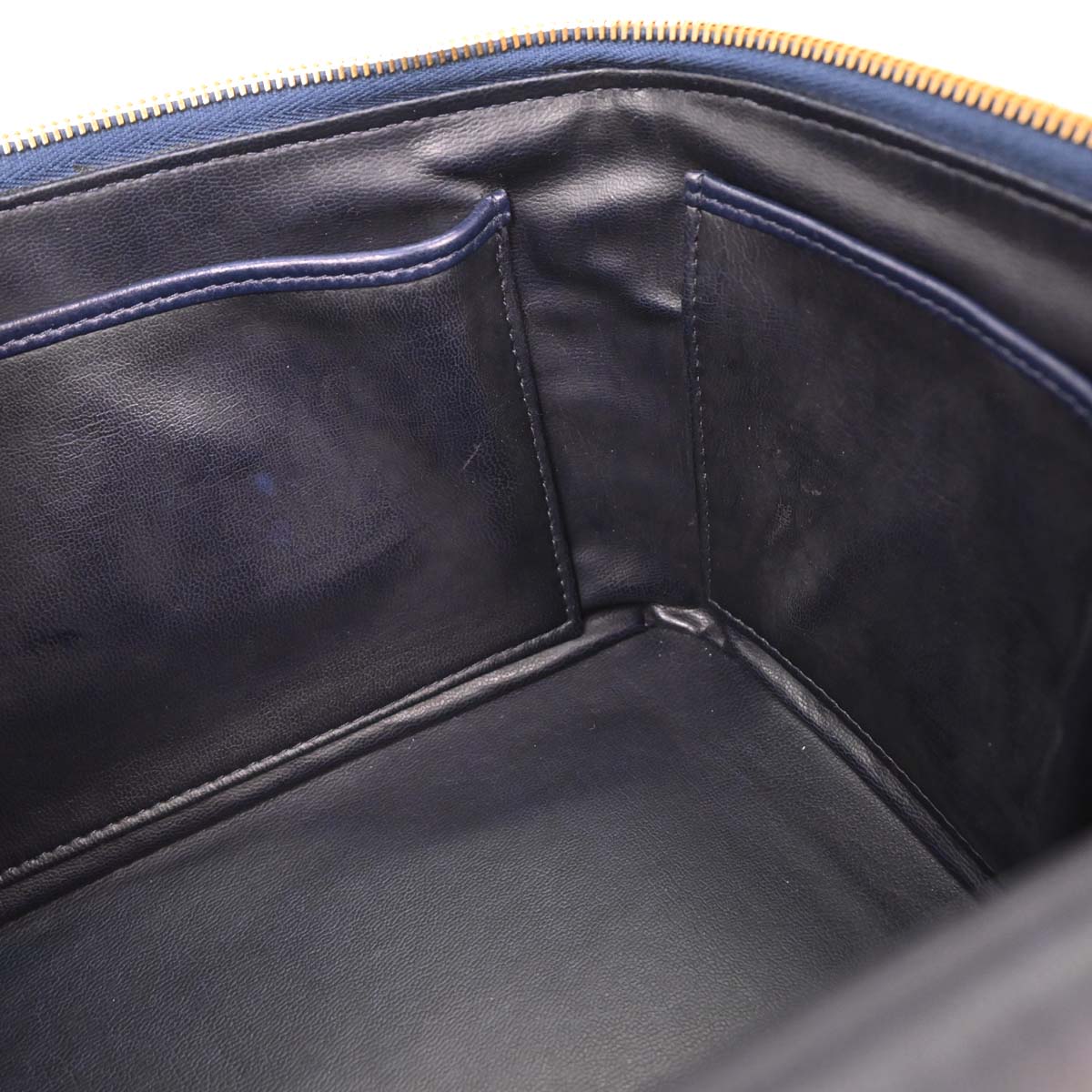 Chanel 1996-1997 Blue Denim Vanity 2way Shoulder Handbag - Image 9