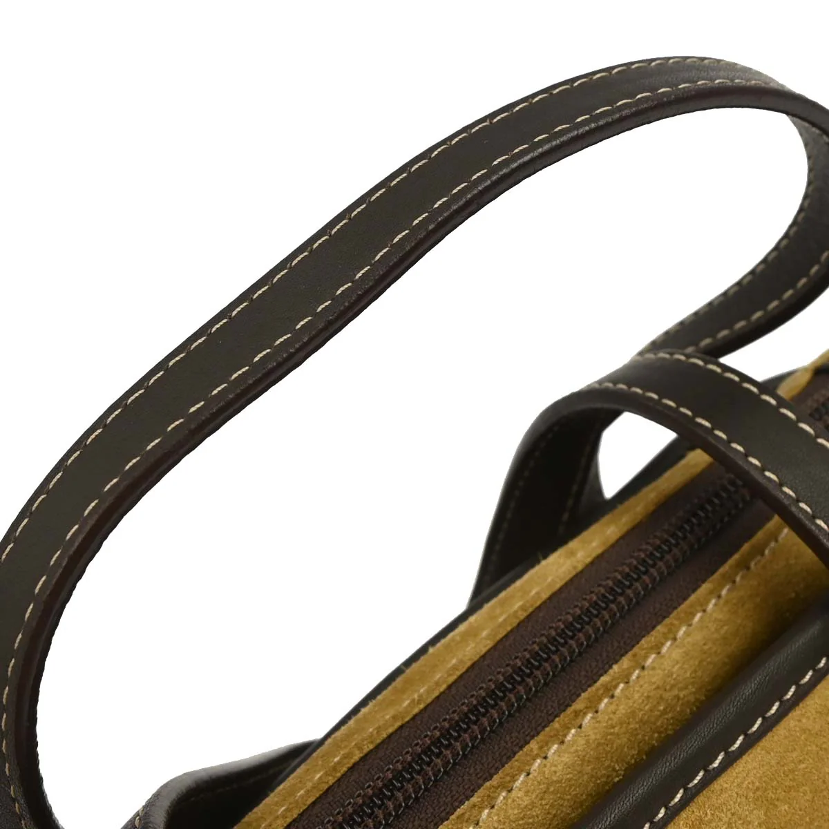 Loewe Beige Suede Tote Handbag - Image 6