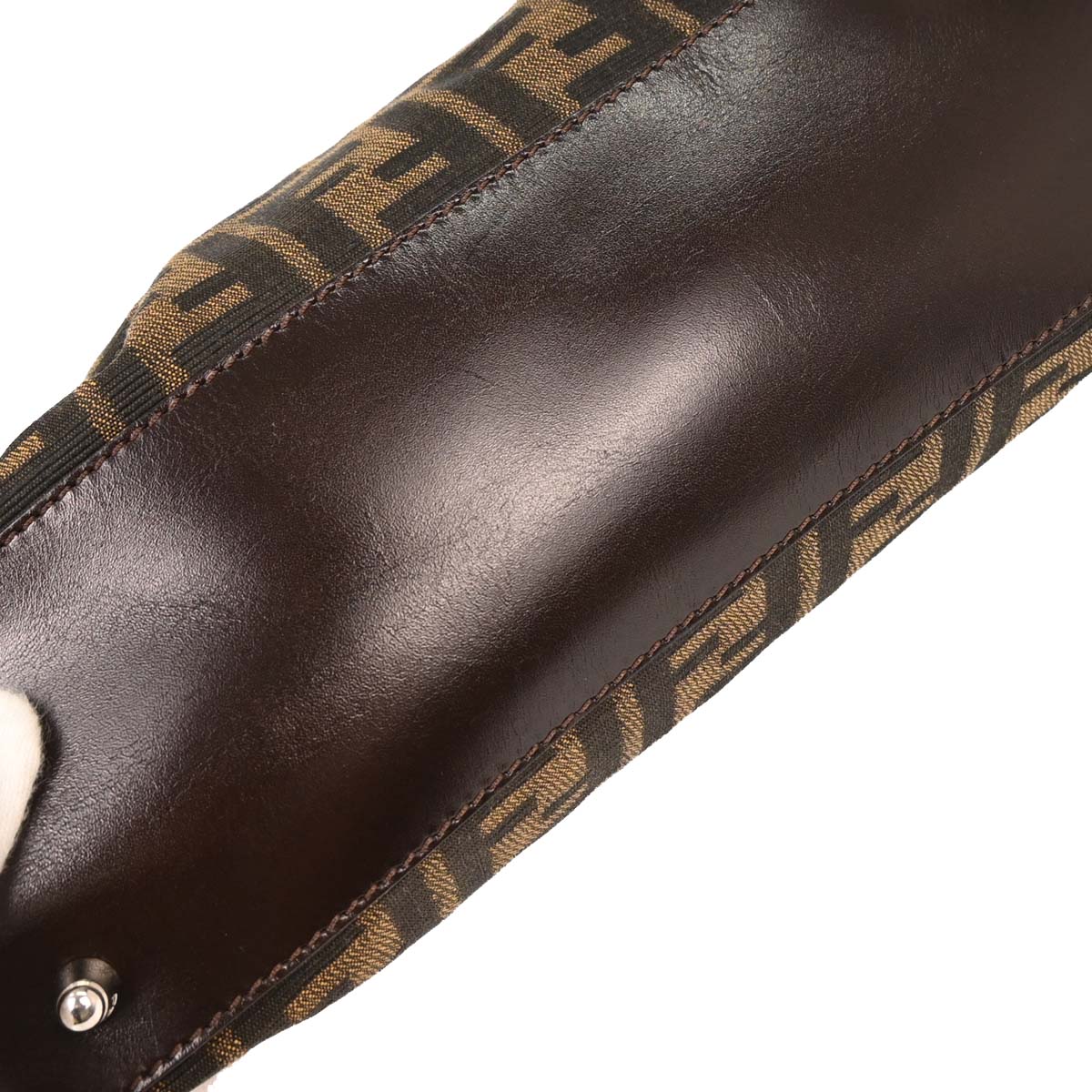 Fendi Brown Zucca Handbag - Image 3