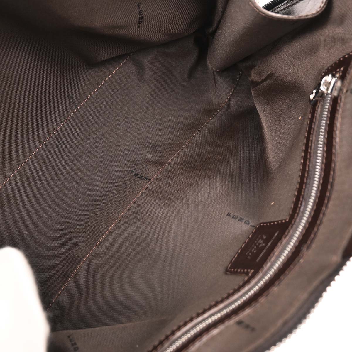 Fendi Brown Zucca Handbag - Image 8