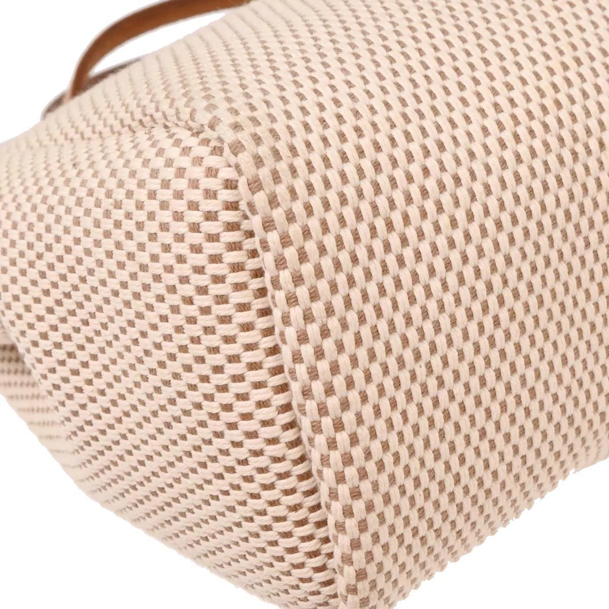 Hermes Beige Black Toile GM Officier Herbag PM 2 in 1 Handbag - Image 4