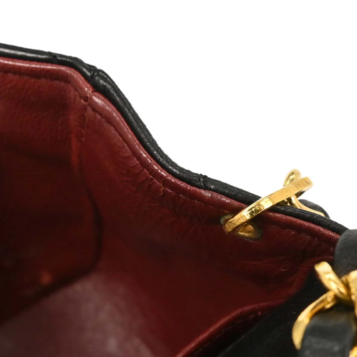 Chanel Black Lambskin Turnlock Mini Full Flap Shoulder Bag - Image 10