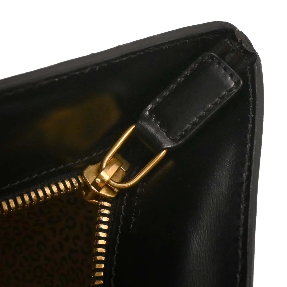 Cartier Black Leather Panthere 2way Shoulder Handbag - Image 7