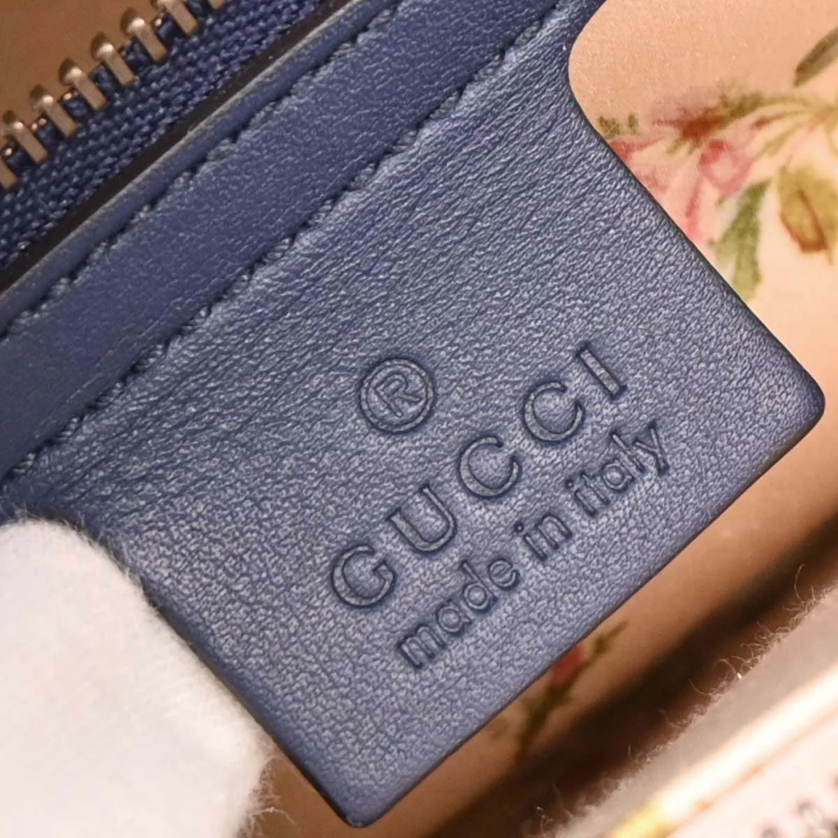 Gucci Blue Denim Marmont 2way Shoulder Handbag - Image 9