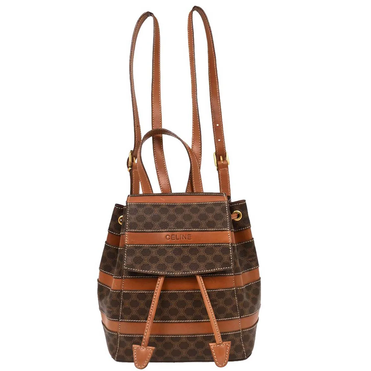 Celine Brown Macadam Backpack