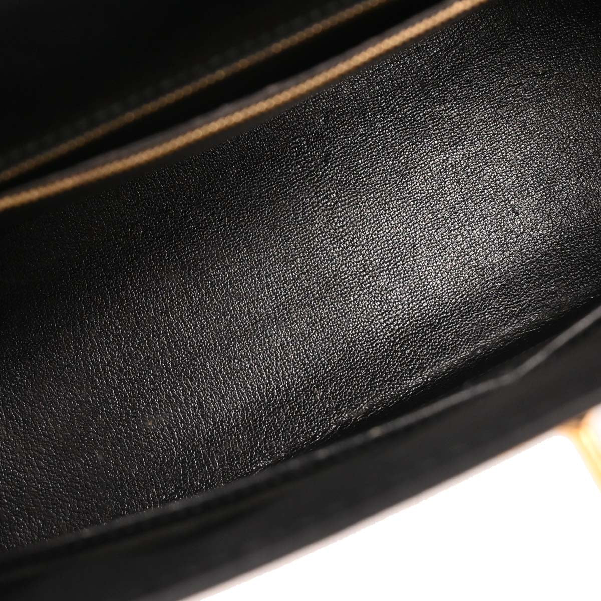 Hermes Black Box Calf Kelly 32 Sellier Handbag - Image 7