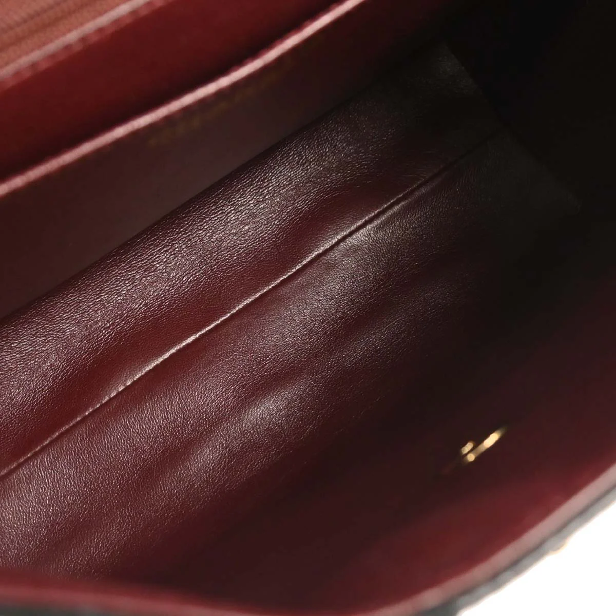 Chanel 1997-1999 Black Lambskin Kelly Top Handle Handbag - Image 7