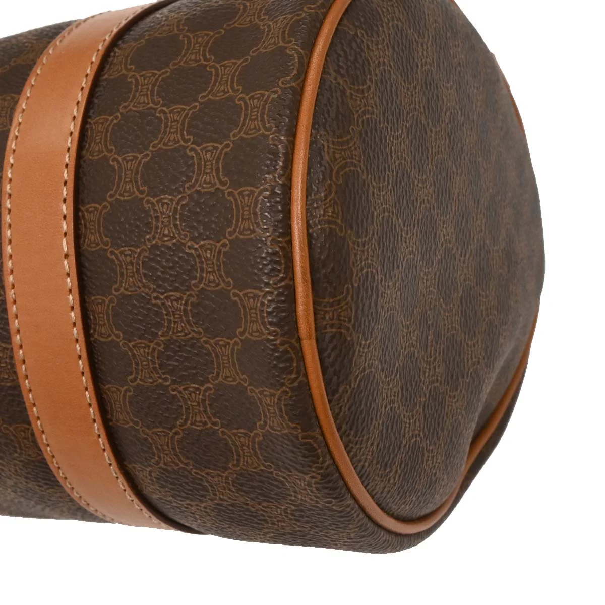 Celine Brown Macadam Handbag - Image 6