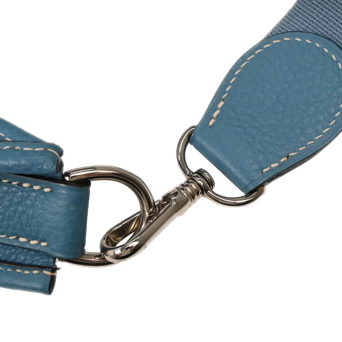 Hermes Blue Jean Togo Evelyne 1 PM Shoulder Bag - Image 5