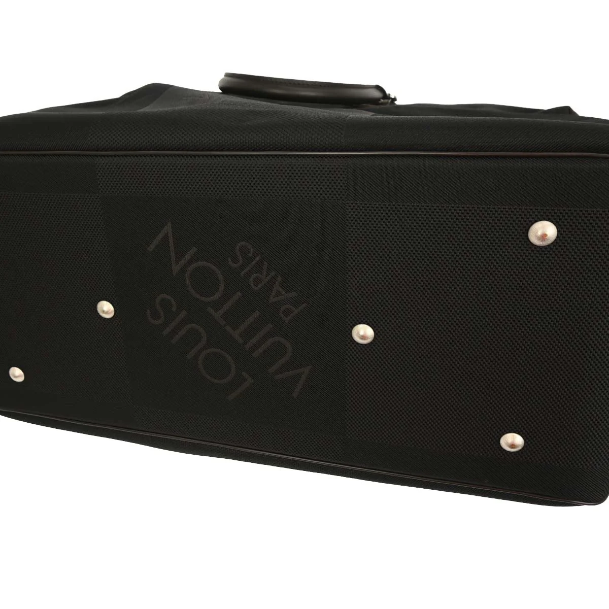 Louis Vuitton 2008 Black Damier Geant Albatross Duffle Bag M93601 - Image 6