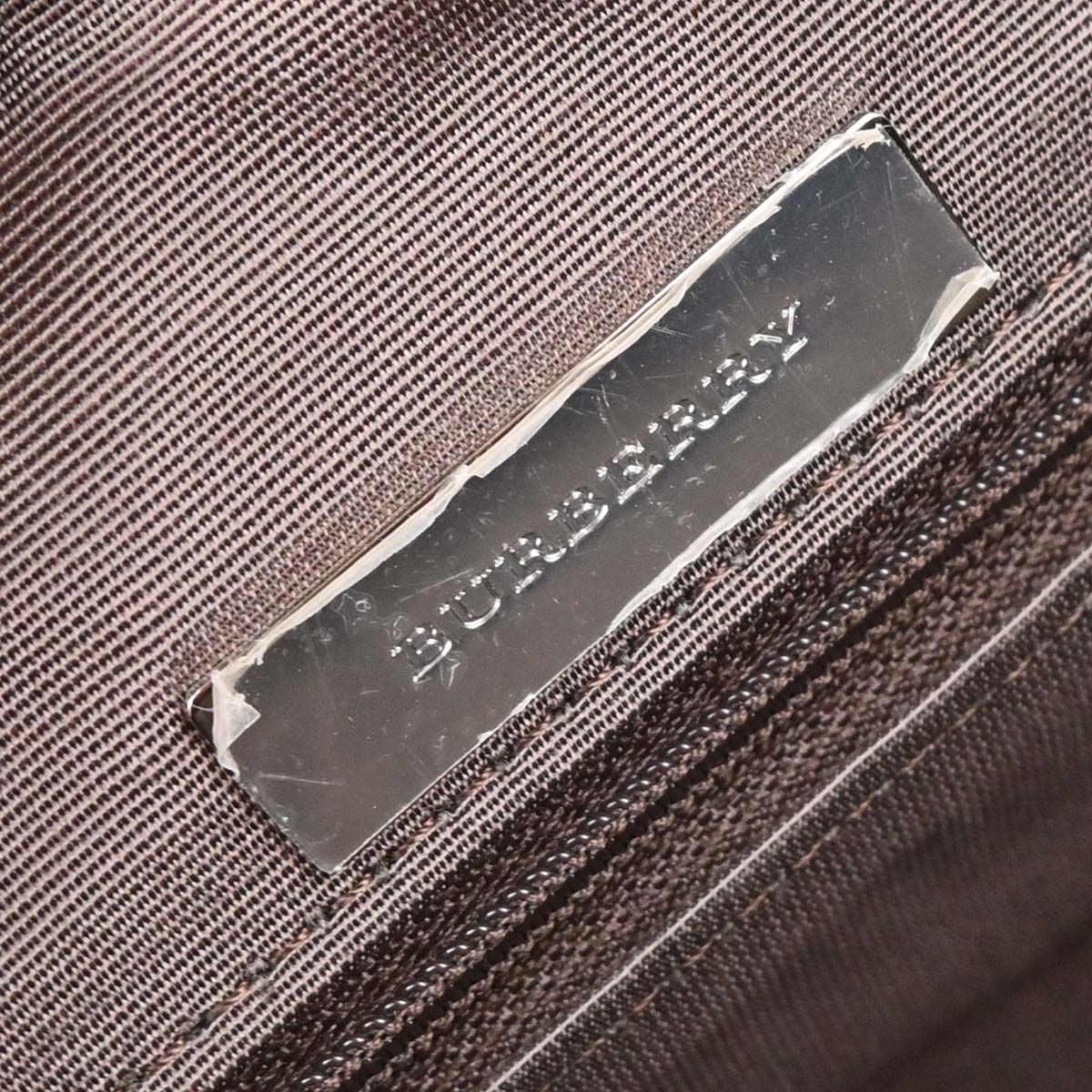 Burberry Beige Brown Burberry Check Handbag - Image 9