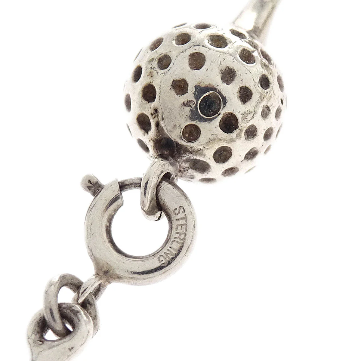 Hermes Golf Ball Bracelet SV925 - Image 3