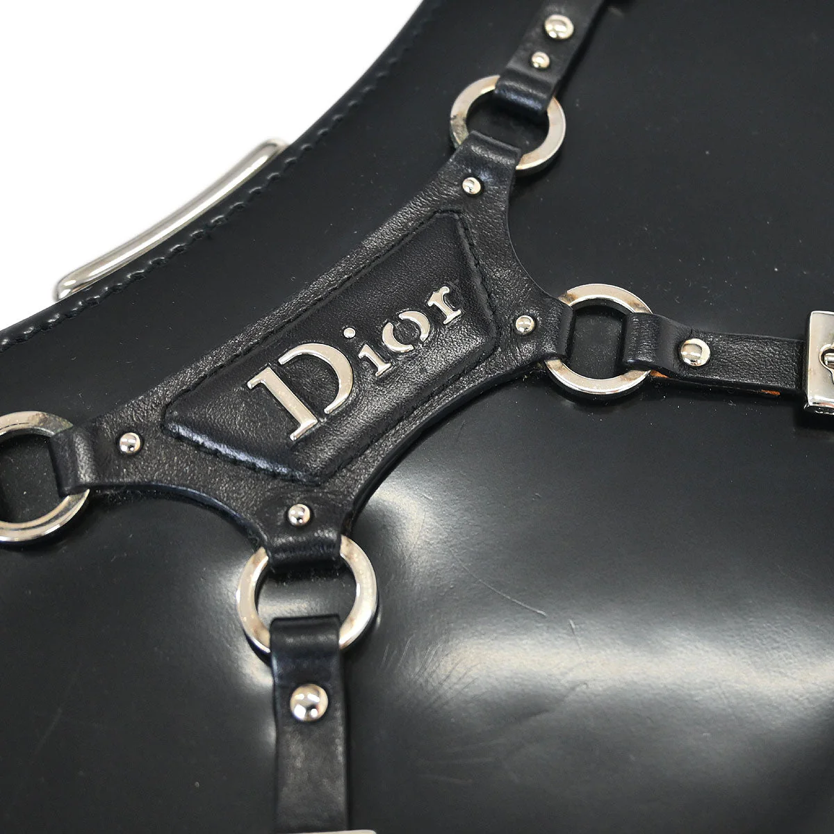 Christian Dior Black Bondage Handbag - Image 3