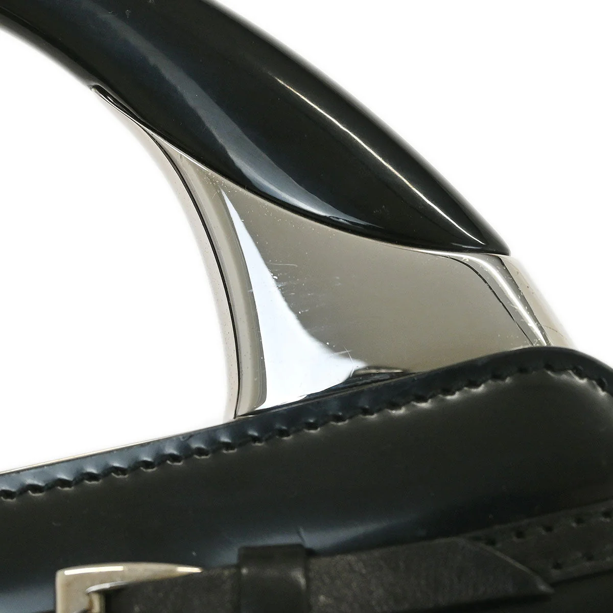 Christian Dior Black Bondage Handbag - Image 4