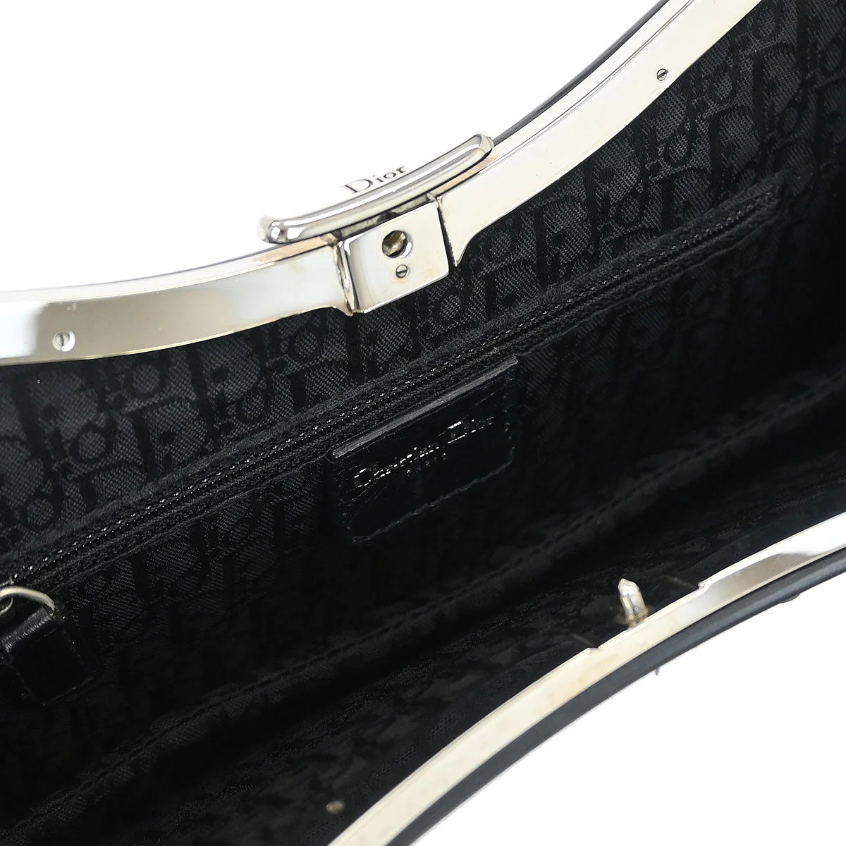 Christian Dior Black Bondage Handbag - Image 8