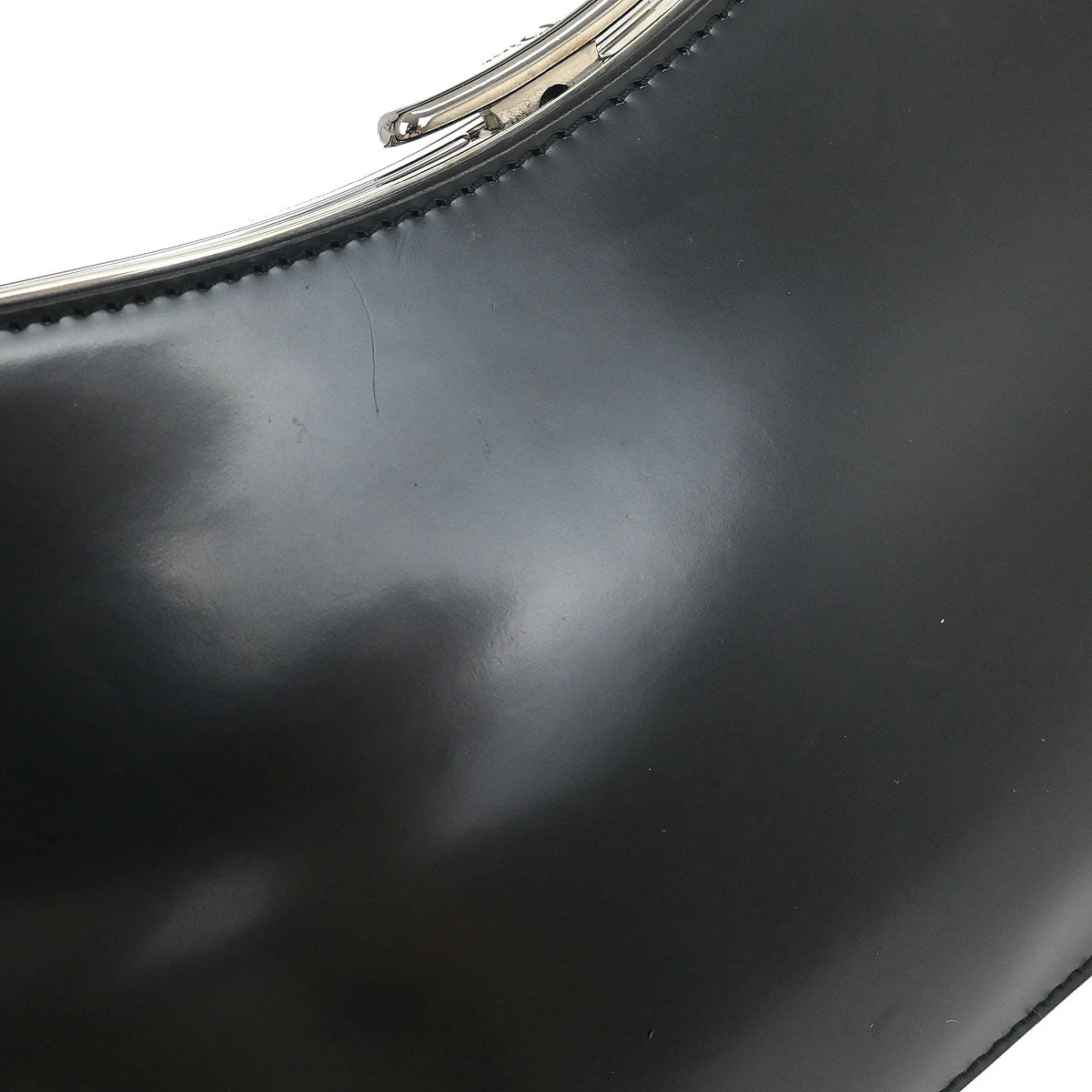 Christian Dior Black Bondage Handbag - Image 8