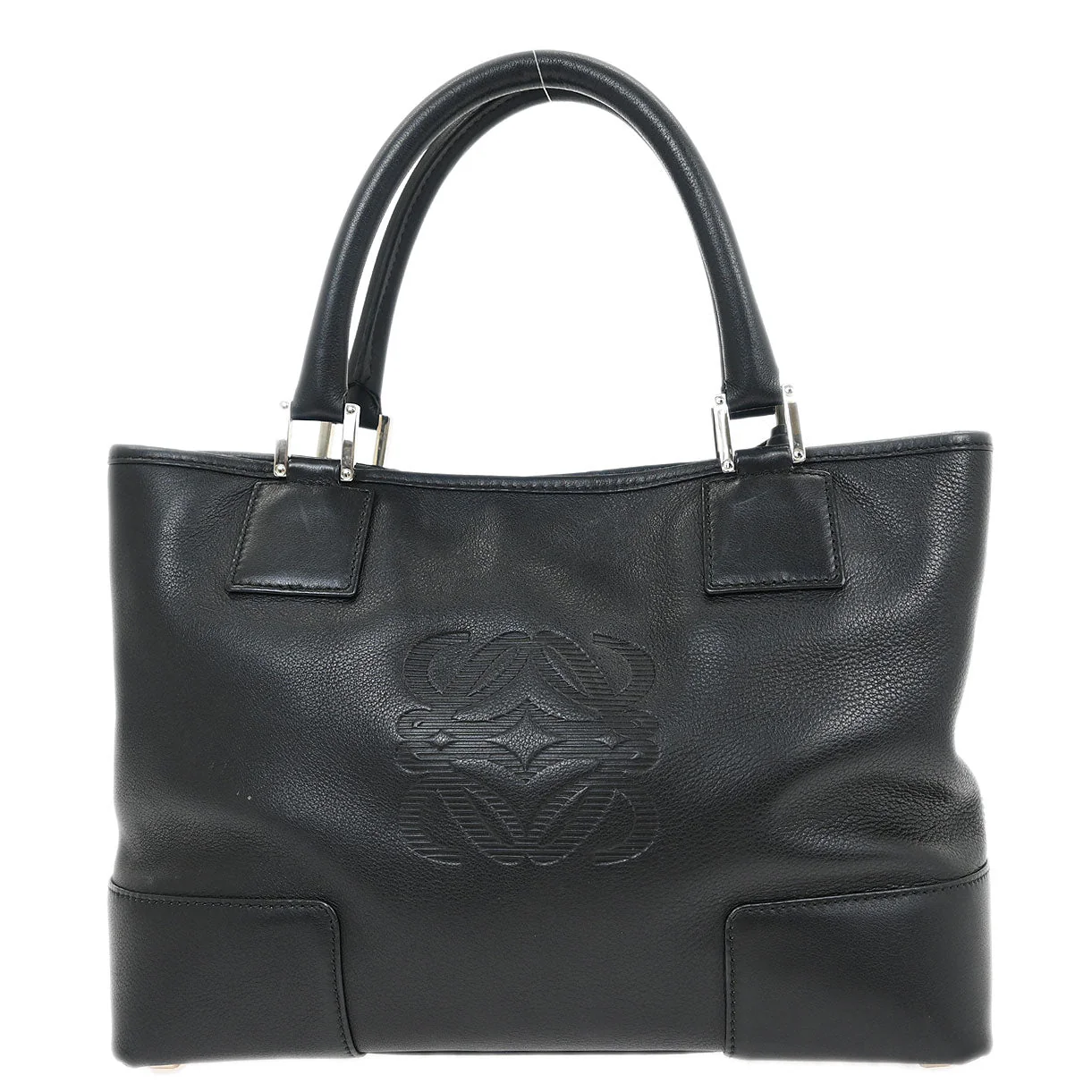 Loewe Black Fusta 30 Tote Bag - Image 2