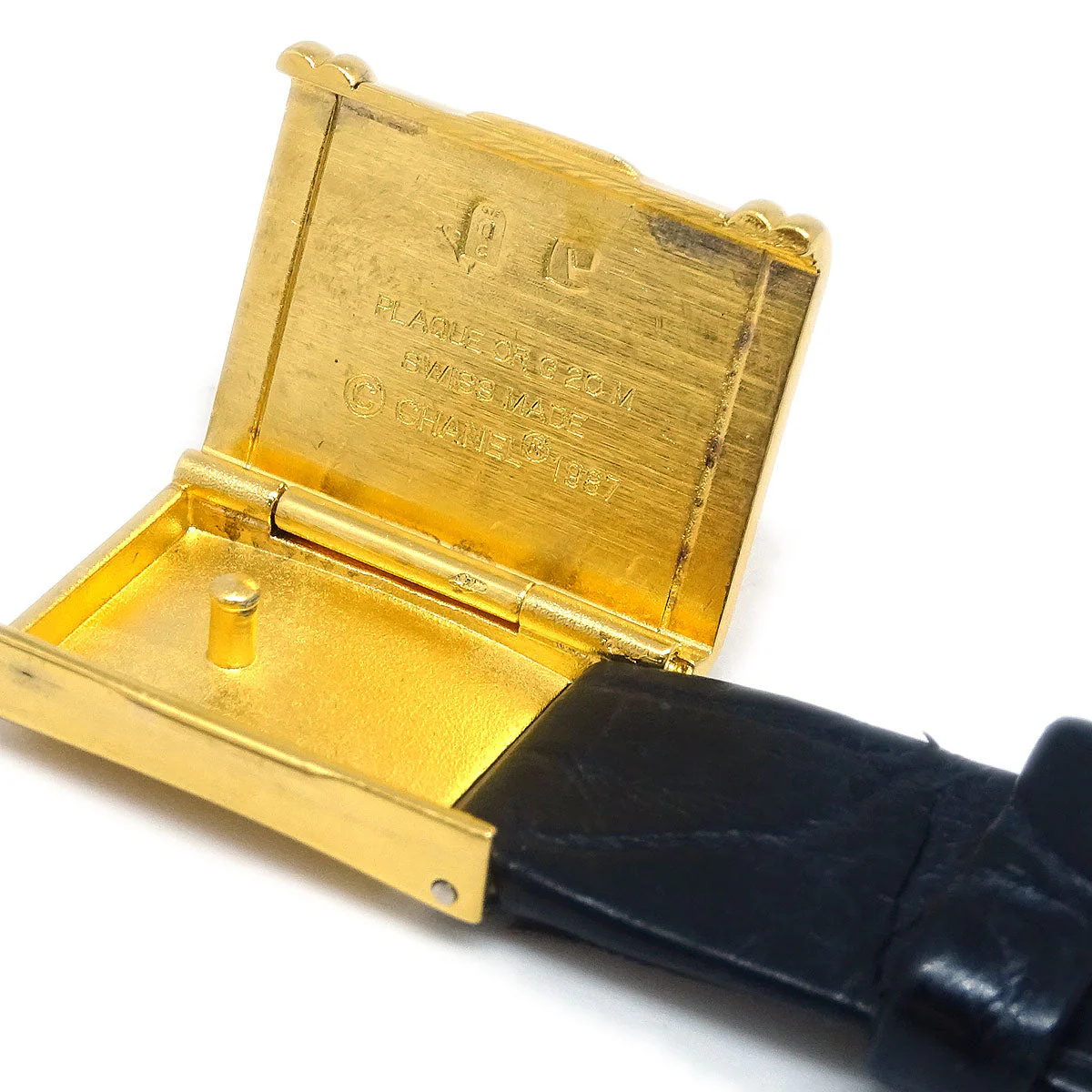 Chanel * Premiere Watch Gold 18K Crocodile - Image 4