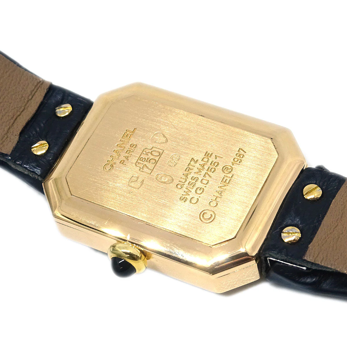 Chanel * Premiere Watch Gold 18K Crocodile - Image 7