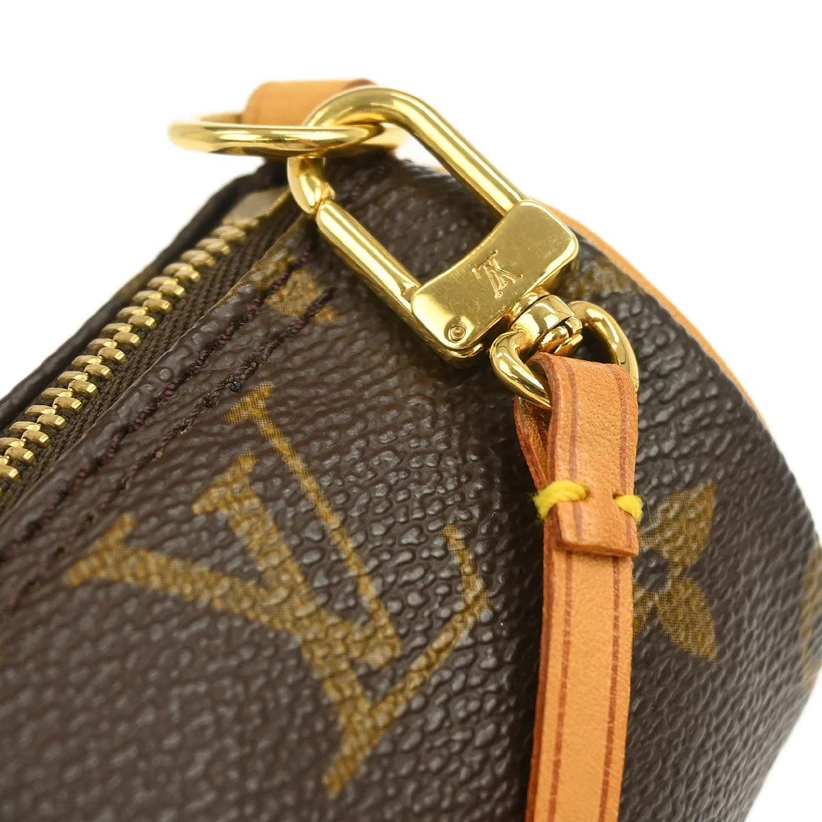 Louis Vuitton Monogram Papillon Attached Pouch Bag - Image 3