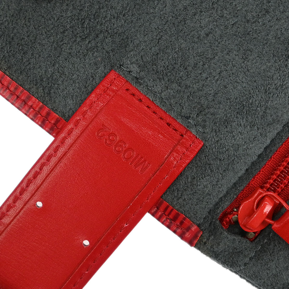 Louis Vuitton 1992 Red Epi Rouleau Schmucketui Rot Pouch M48357 - Image 6
