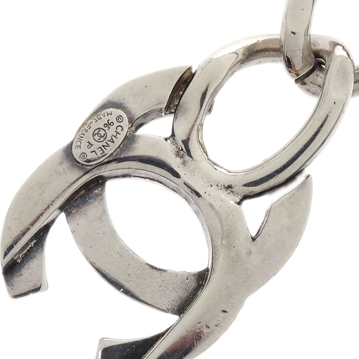 Chanel CC Turnlock Bracelet Silver 96P - Image 4