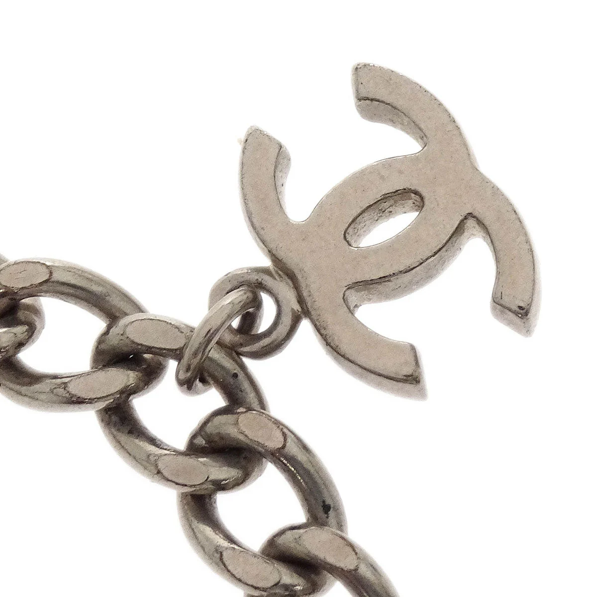 Chanel CC Icon Bracelet Silver 05V - Image 3