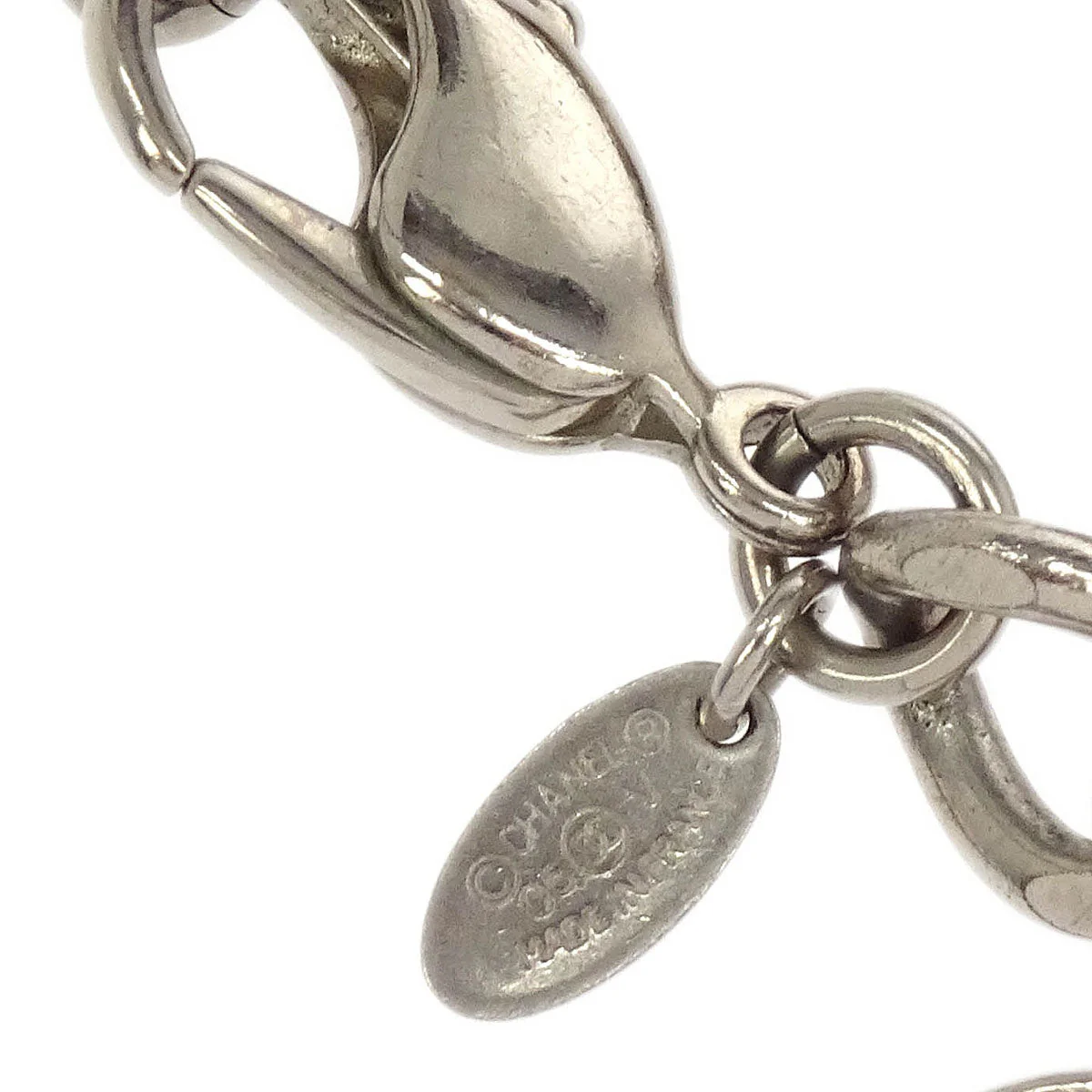 Chanel CC Icon Bracelet Silver 05V - Image 4