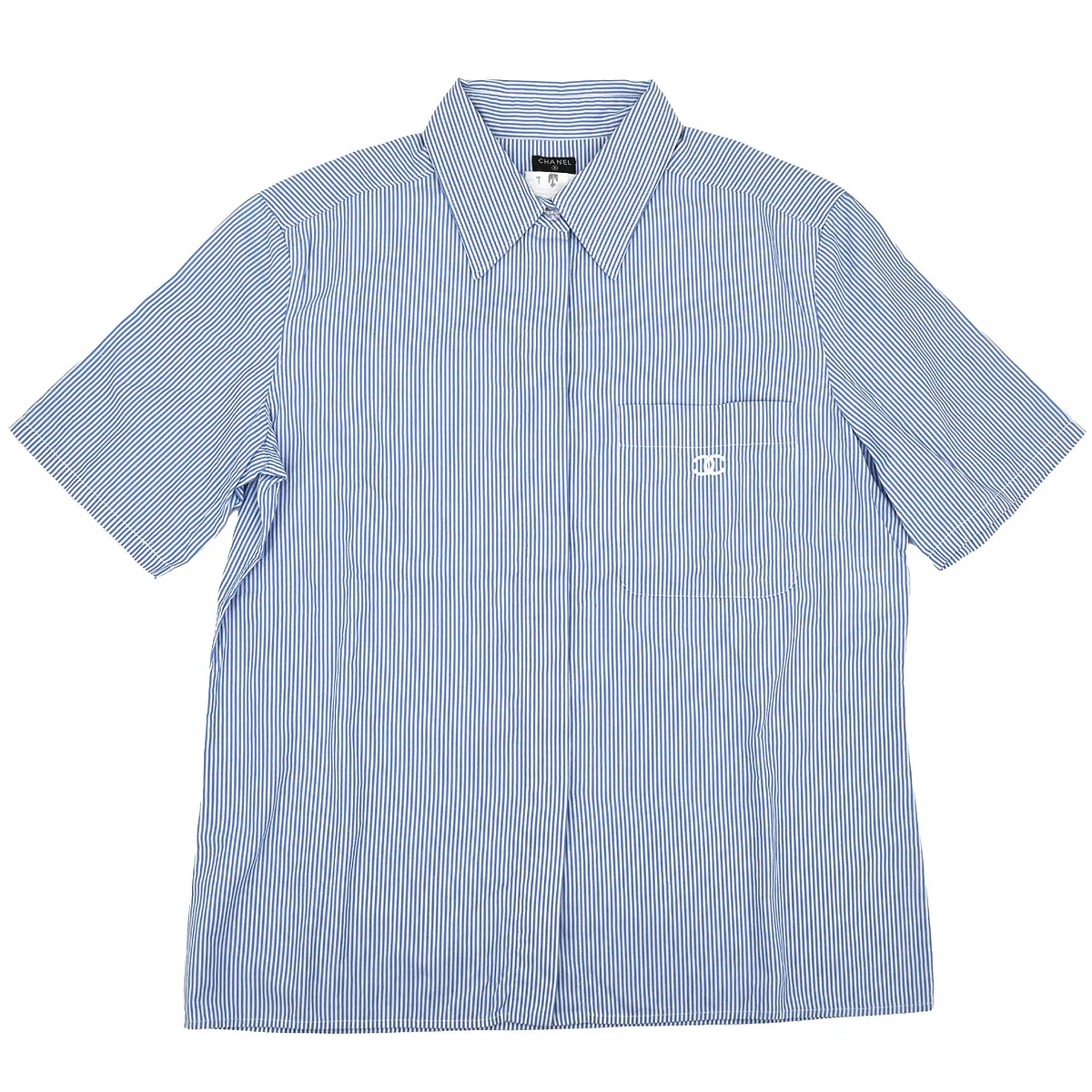 Chanel Shirt Blouse Blue #40
