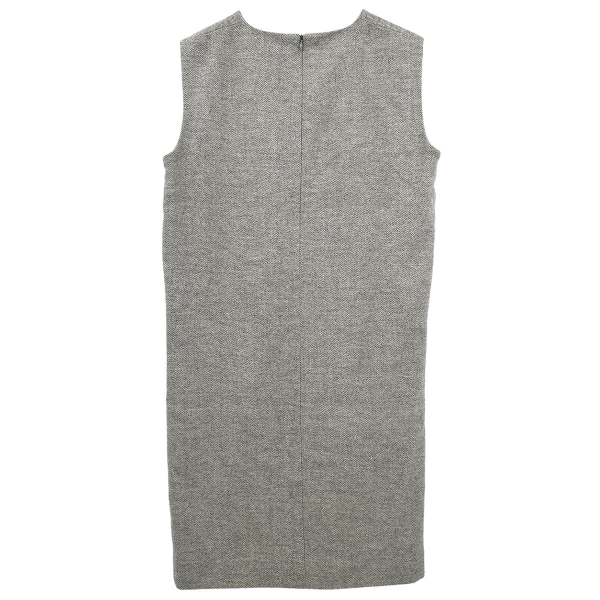 Hermes Sleeveless Dress Gray #40 - Image 2