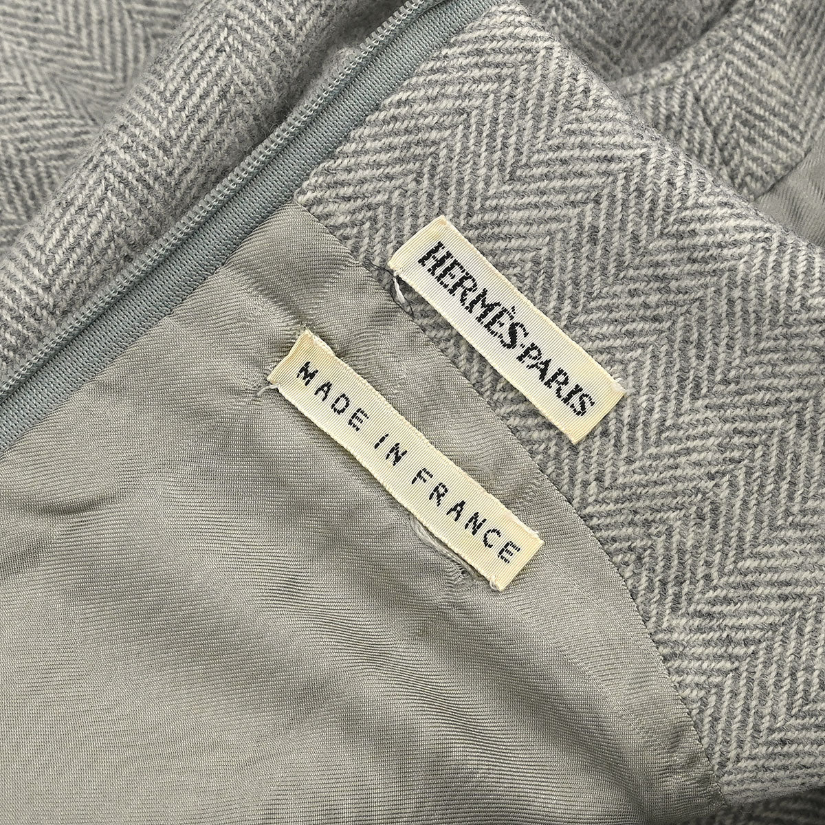 Hermes Sleeveless Dress Gray #40 - Image 7