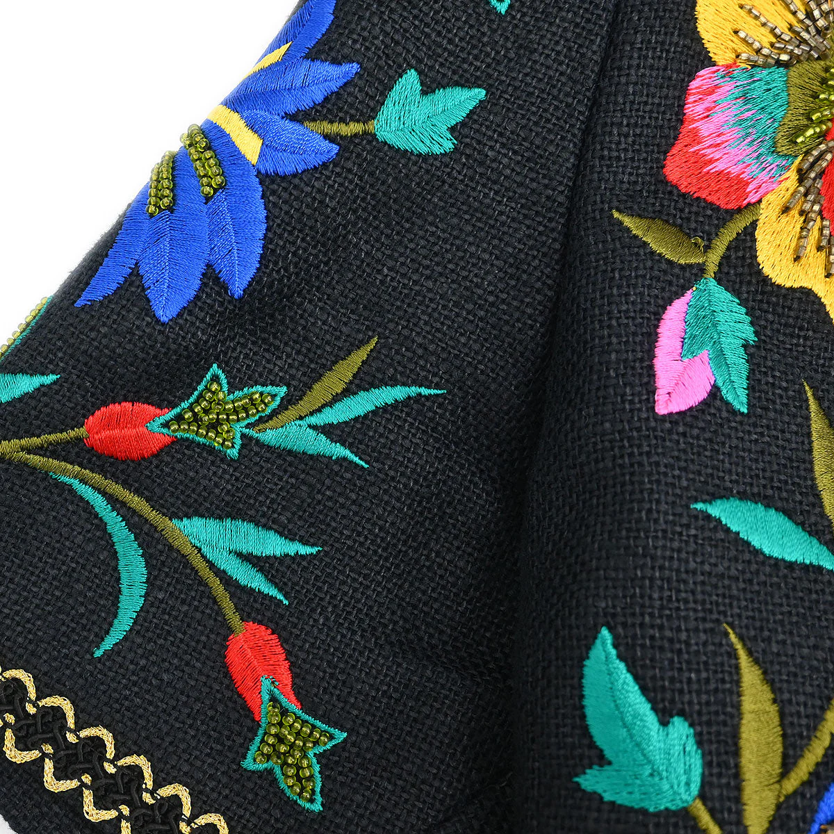 Yves Saint Laurent Collarless Jacket Black #S - Image 4