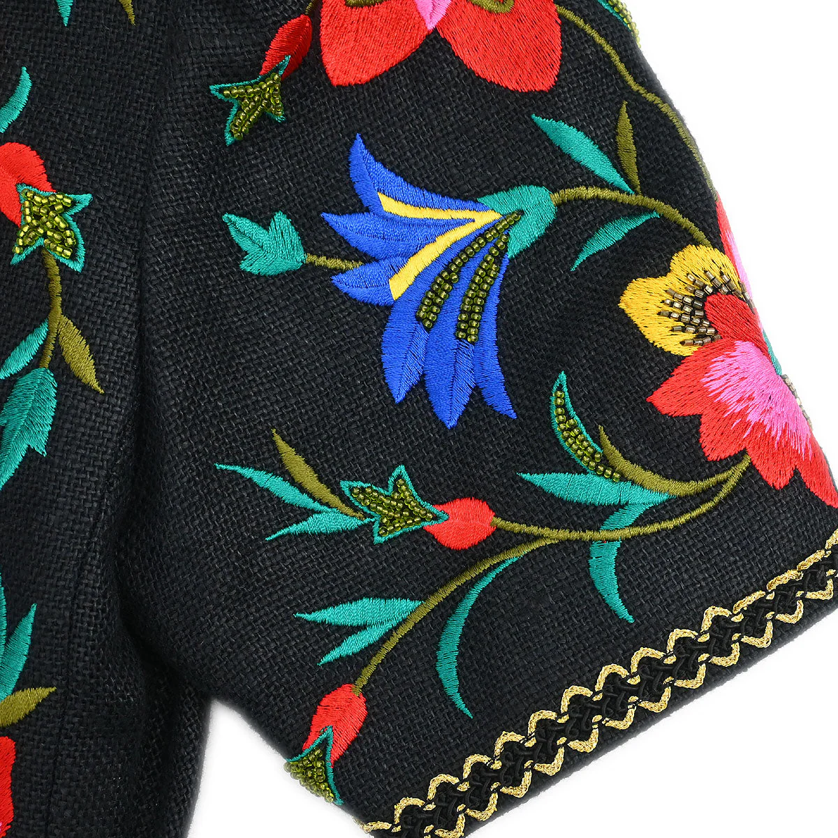 Yves Saint Laurent Collarless Jacket Black #S - Image 5