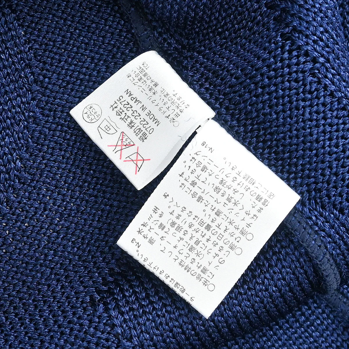 Yves Saint Laurent Top Navy #M - Image 9