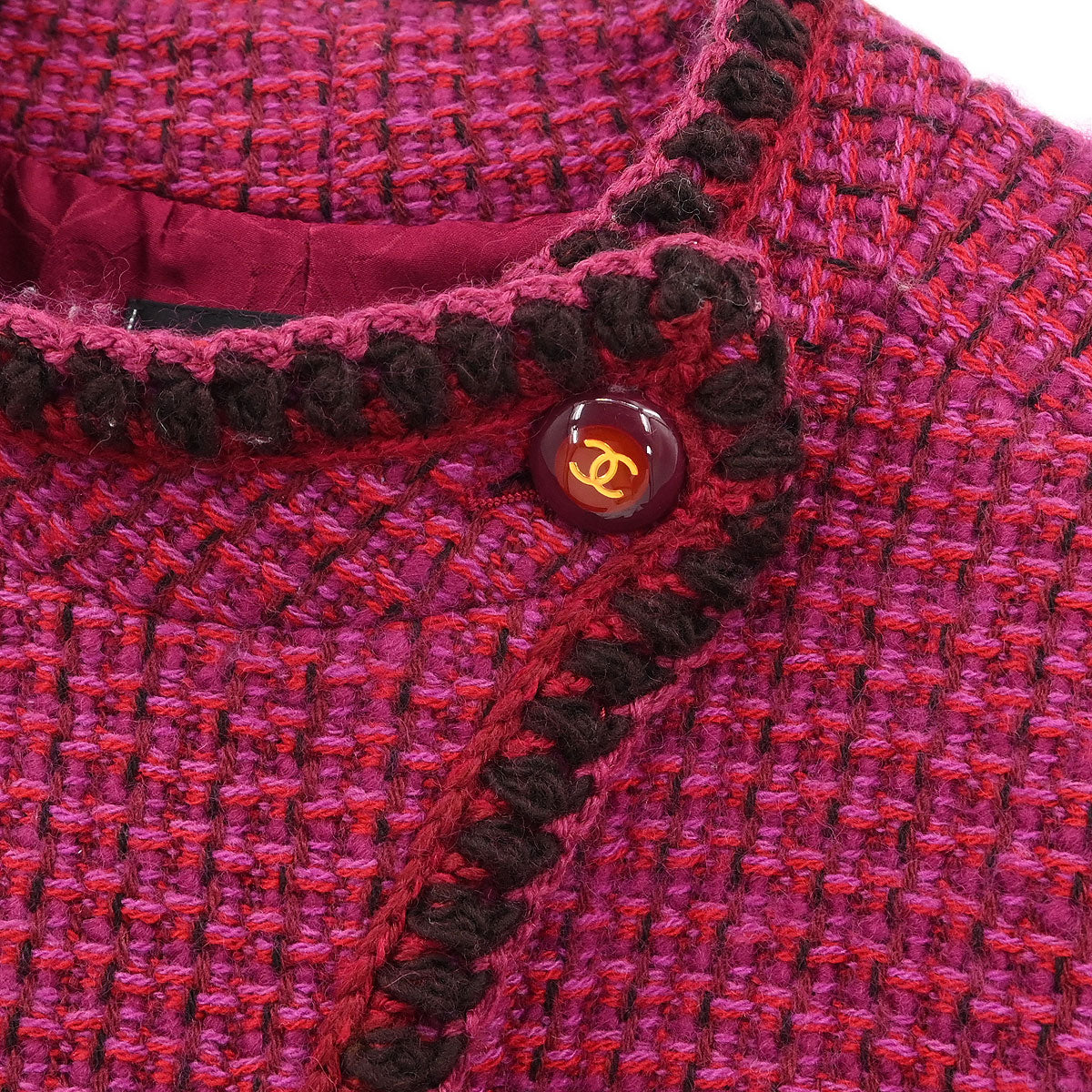 Chanel Pink Single Breasted Jacket - Image 3