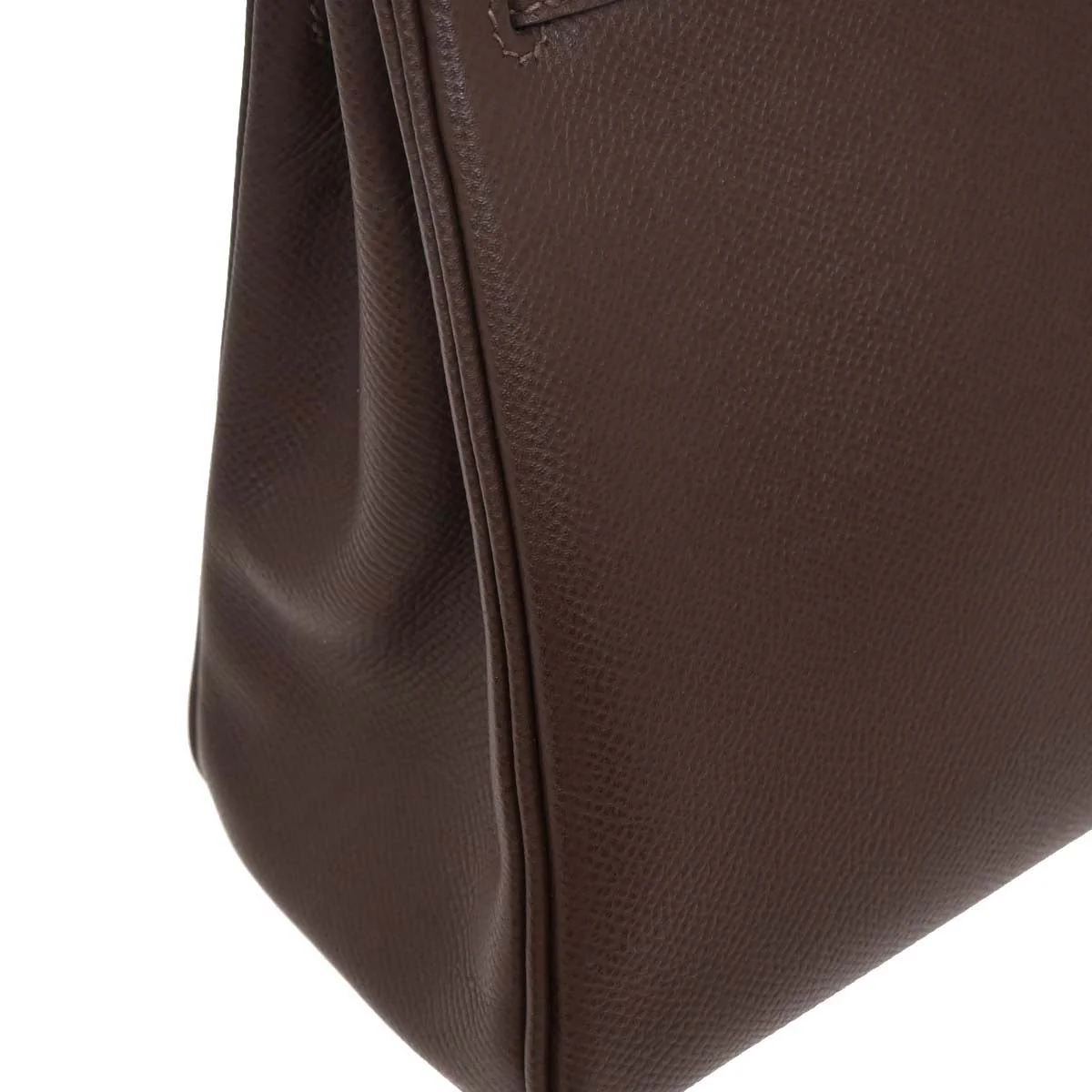 Hermes Chocolat Epsom Kelly 25 Retourne 2way Shoulder Handbag - Image 3