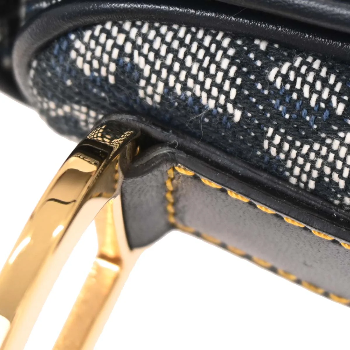 Christian Dior 2002 Navy Trotter Double Saddle Handbag - Image 7