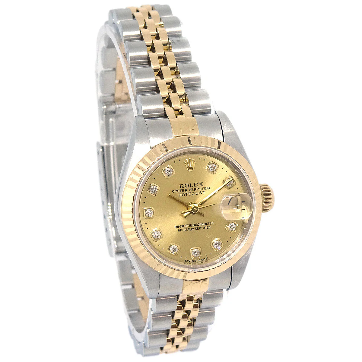 Rolex Oyster Perpetual Datejust 26mm Ref.69173G Self-winding Watch SS 18K - Image 2