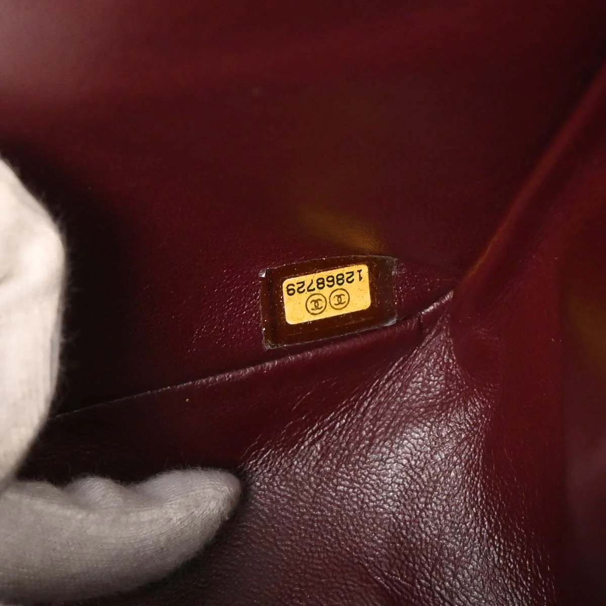 Chanel 2008-2009 Black Calfskin 2.55 Double Flap Shoulder Bag - Image 10