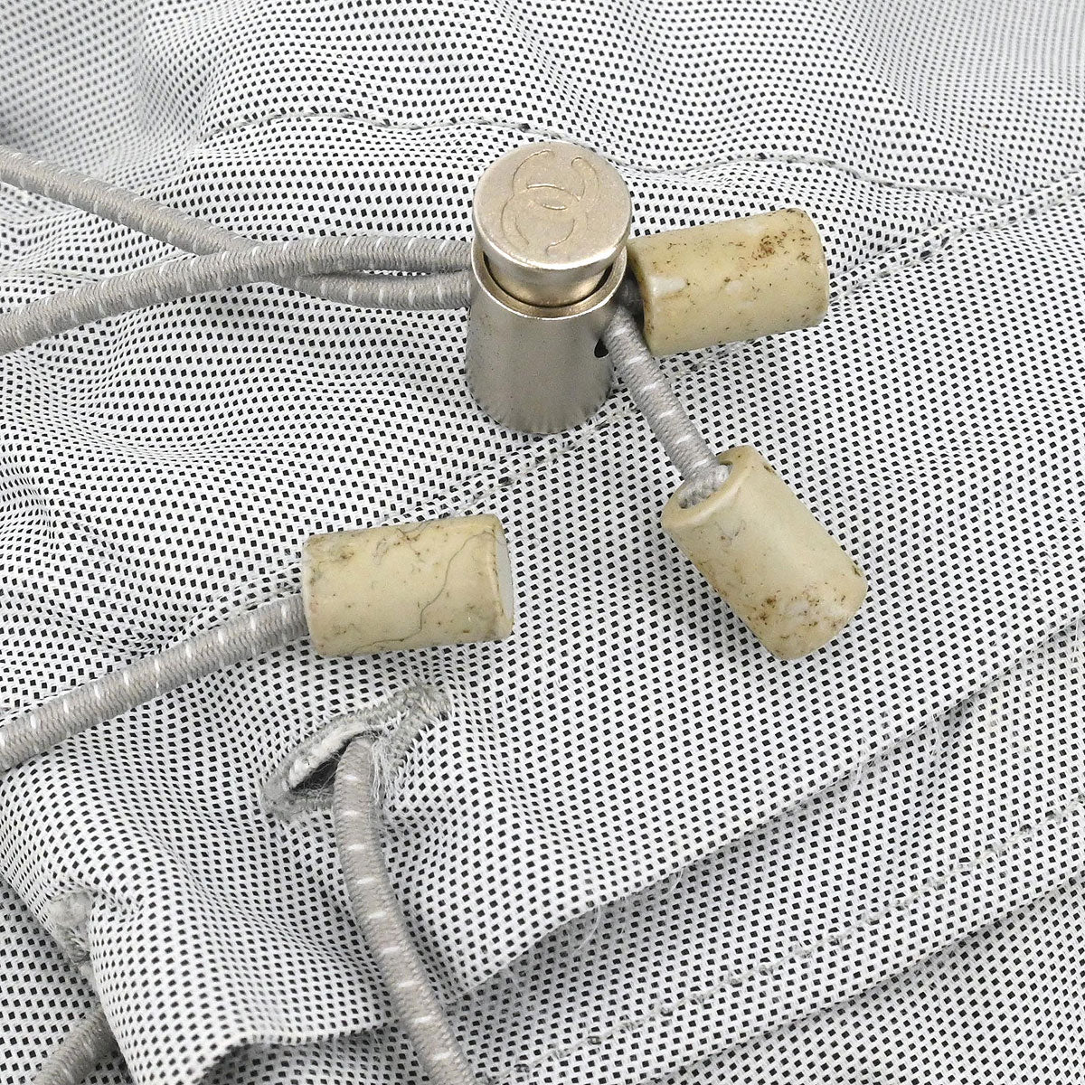 Chanel 2001 Sport Line Setup Suit Top Pants Gray #36 - Image 12