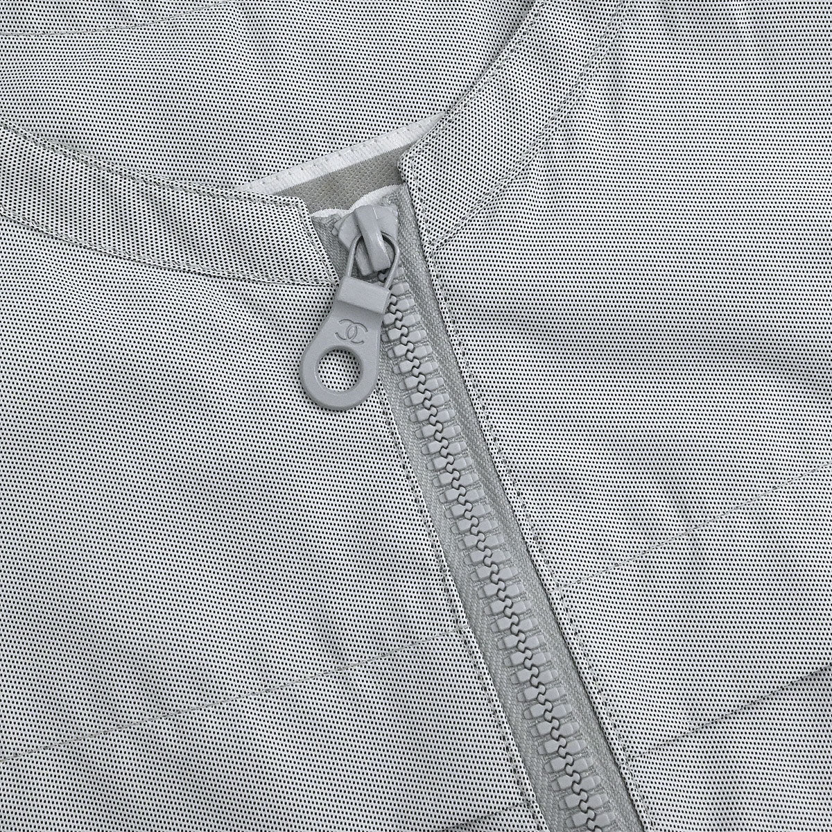 Chanel 2001 Sport Line Setup Suit Top Pants Gray #36 - Image 3