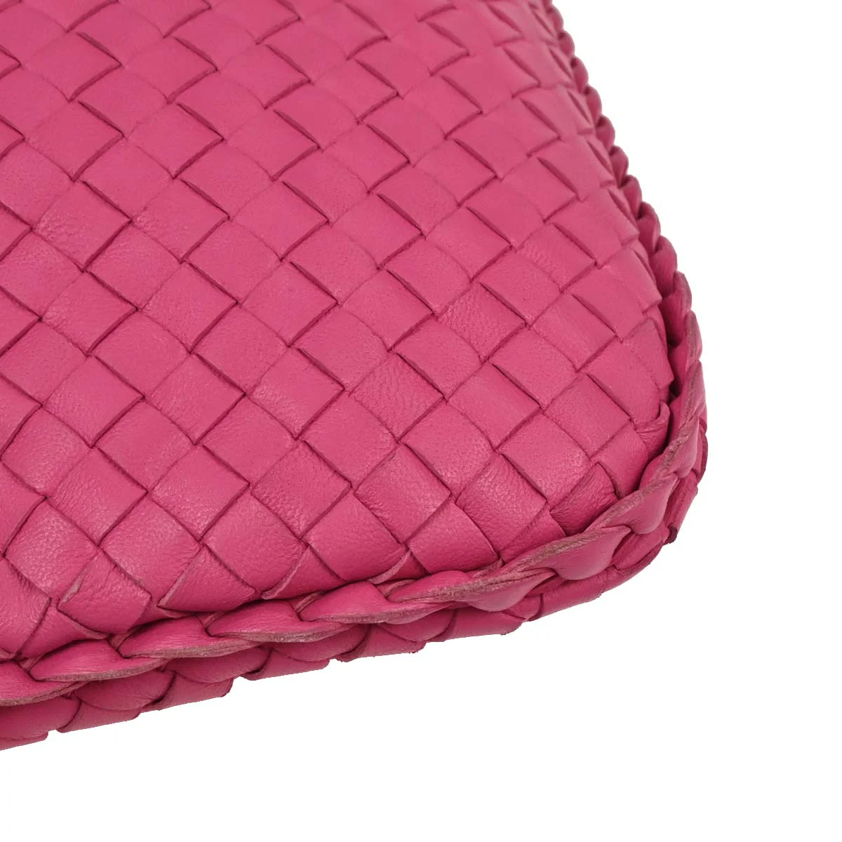 Bottega Veneta Pink Intrecciato Hobo Handbag - Image 4