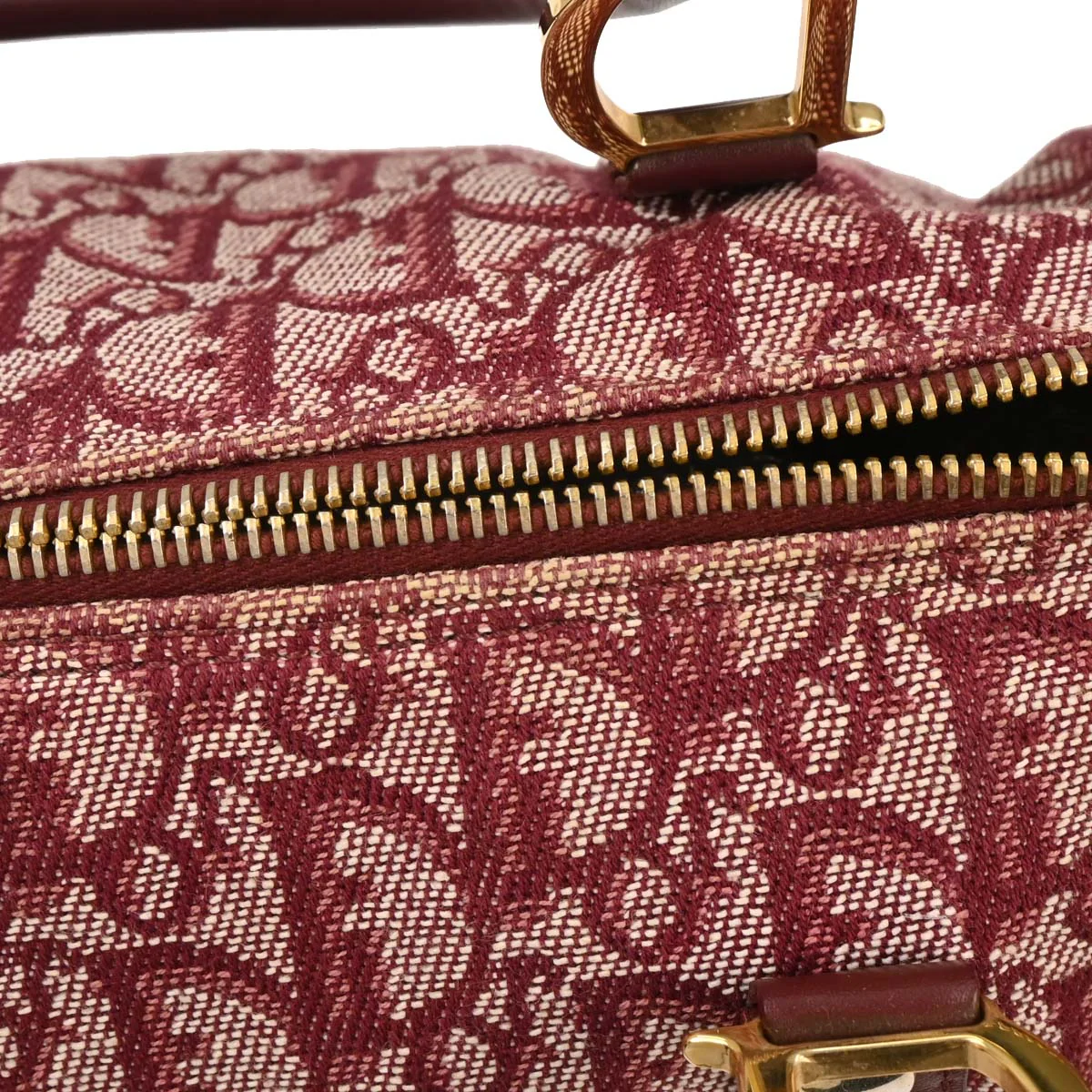 Christian Dior 2004 Bordeaux Trotter Handbag - Image 7