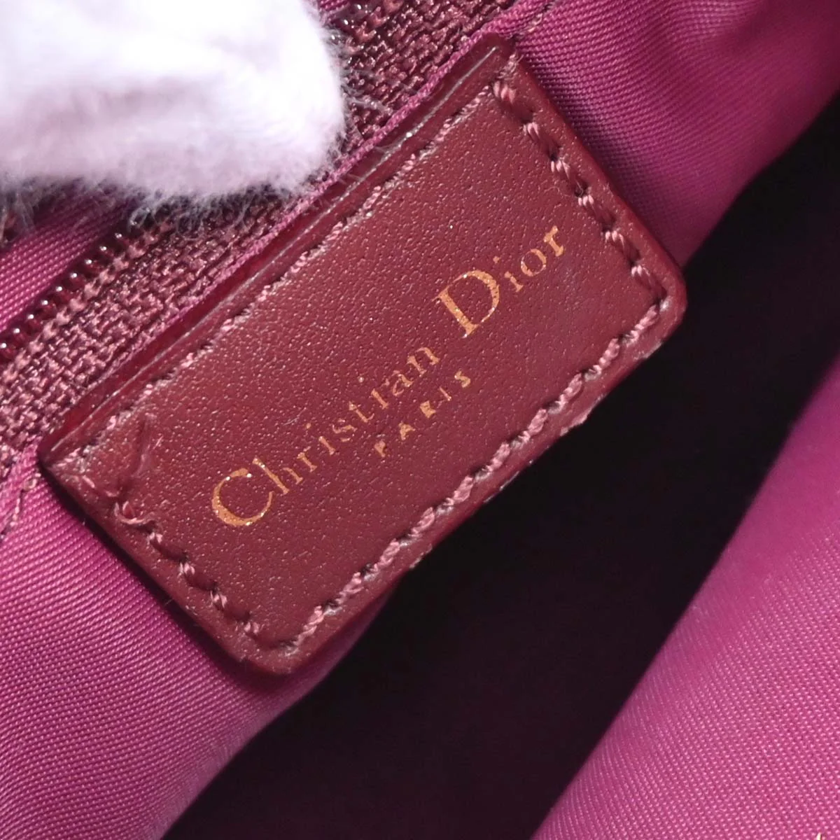 Christian Dior 2004 Bordeaux Trotter Handbag - Image 9