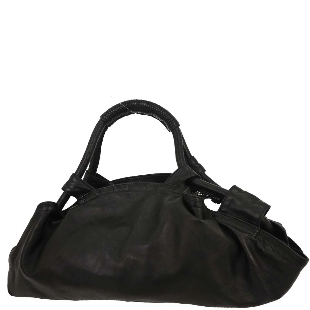 Loewe Black Lambskin Nappa Aire Tote Bag - Image 2
